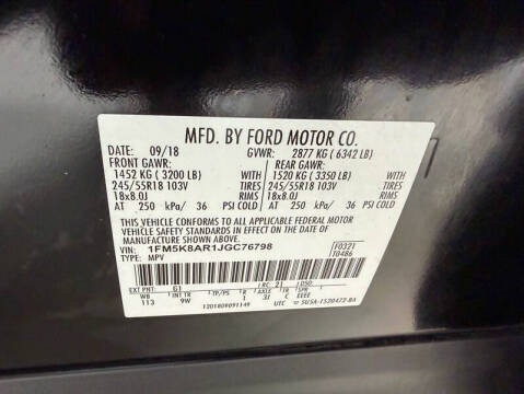 2018 Ford Explorer Police Interceptor Utility