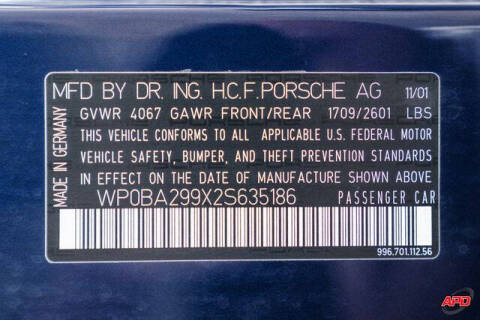 2002 Porsche 911 Targa