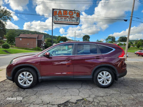 2013 Honda CR-V for sale at BABO'S MOTORS INC in Johnstown PA