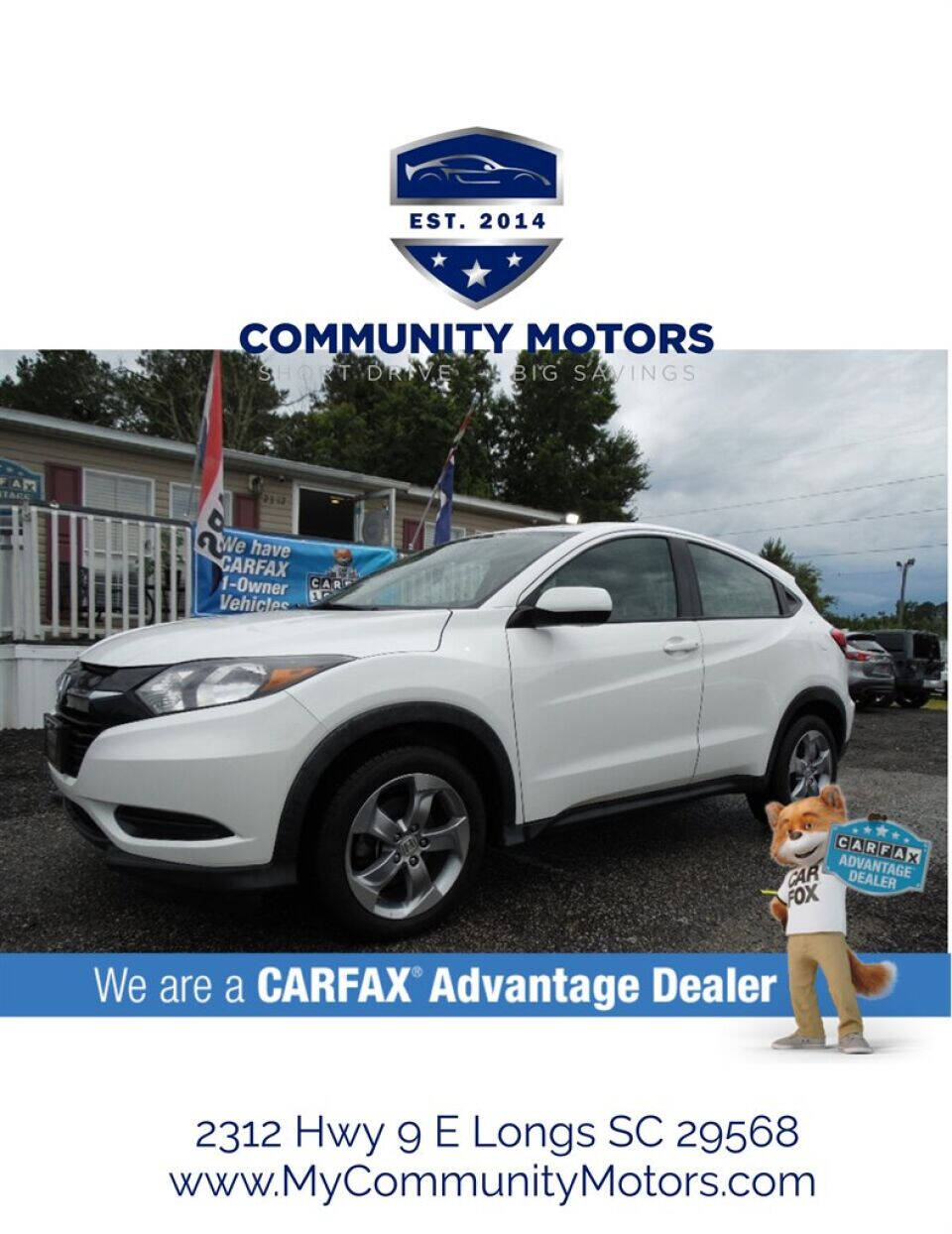 2018 Honda HRV For Sale In Conway, SC