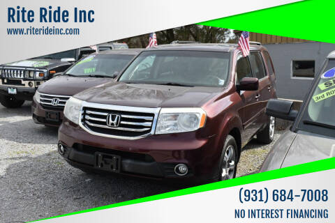 2012 Honda Pilot for sale at Rite Ride Inc 2 in Shelbyville TN