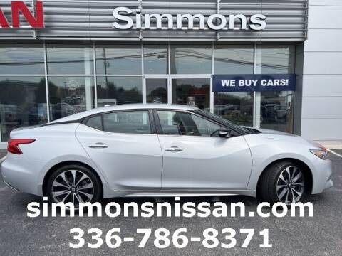 2017 Nissan Maxima for sale at SIMMONS NISSAN INC in Mount Airy NC