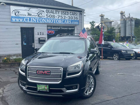 2015 GMC Acadia for sale at Clinton MotorCars in Shrewsbury MA