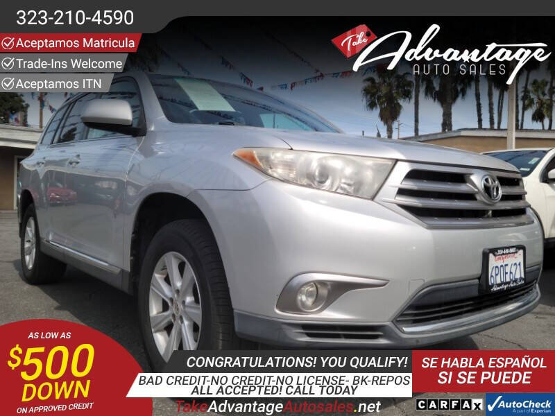 2011 Toyota Highlander for sale at ADVANTAGE AUTO SALES INC in Bell CA