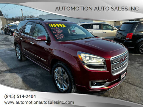 2015 GMC Acadia for sale at Automotion Auto Sales Inc in Kingston NY