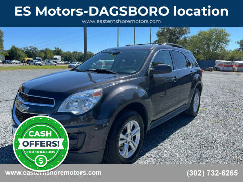 2013 Chevrolet Equinox for sale at ES Motors-DAGSBORO location in Dagsboro DE