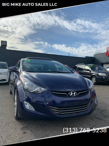 2013 Hyundai Elantra for sale at BIG MIKE AUTO SALES LLC in Lincoln Park MI