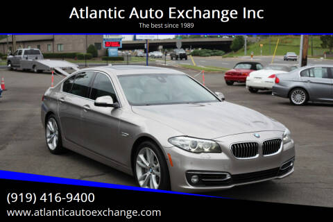 2015 BMW 5 Series for sale at Atlantic Auto Exchange Inc in Durham NC