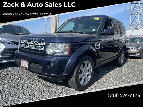 2013 Land Rover LR4 for sale at Zack & Auto Sales LLC in Staten Island NY