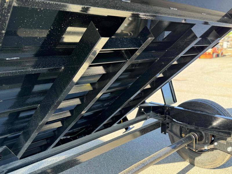 2025 BWISE 7x16 Dump Trailer 16k 8 CHANNE