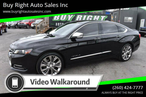 2016 Chevrolet Impala for sale at Buy Right Auto Sales Inc in Fort Wayne IN