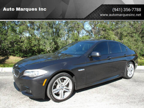 2013 BMW 5 Series for sale at Auto Marques Inc in Sarasota FL