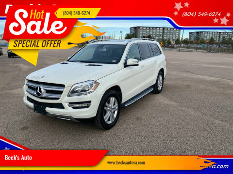 2013 Mercedes-Benz GL-Class for sale at Beck's Auto in Chesterfield VA