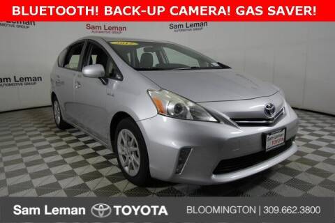 2012 Toyota Prius v for sale at Sam Leman Mazda in Bloomington IL