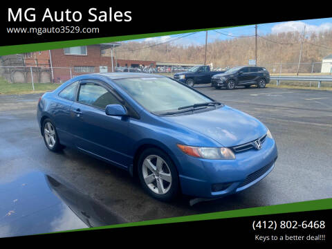 2006 Honda Civic for sale at MG Auto Sales in Pittsburgh PA