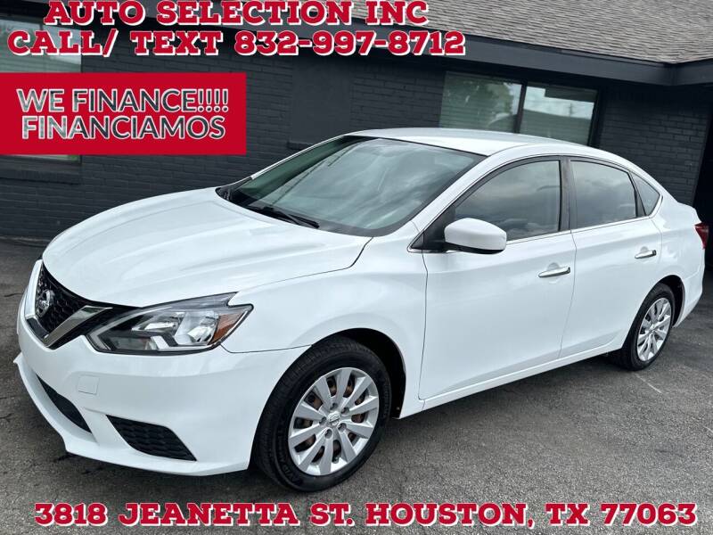 2019 Nissan Sentra for sale at Auto Selection Inc. in Houston TX
