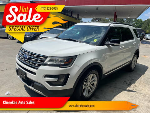 2016 Ford Explorer for sale at Cherokee Auto Sales in Acworth GA