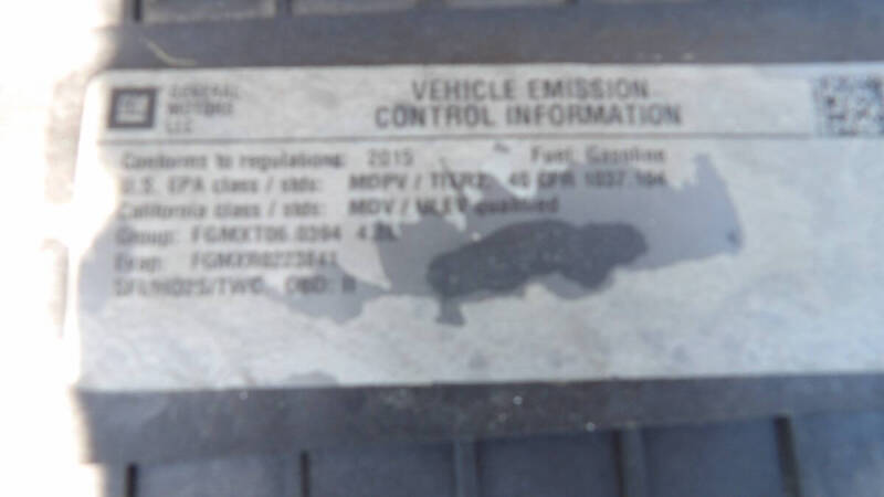2015 Chevrolet Express 2500