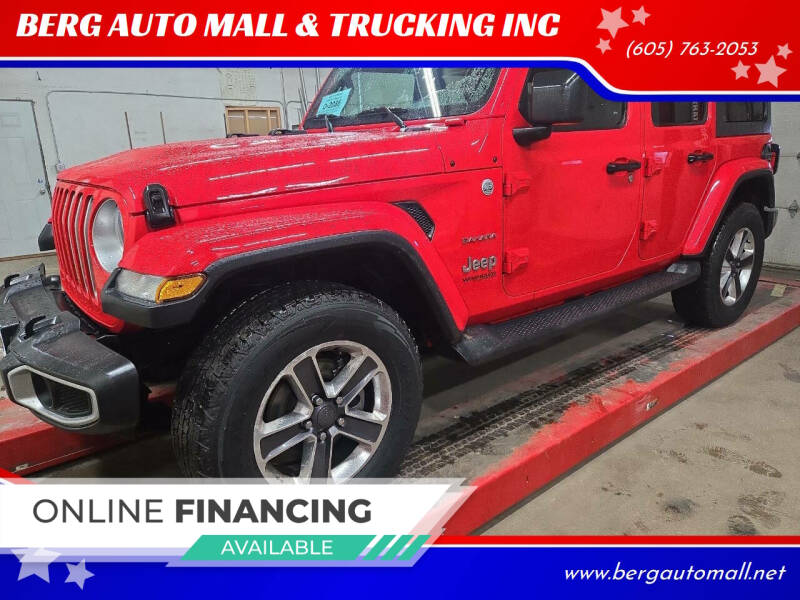 2018 Jeep Wrangler Unlimited for sale at BERG AUTO MALL & TRUCKING INC in Beresford SD