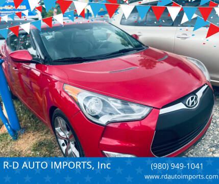 2012 Hyundai Veloster for sale at R-D AUTO IMPORTS, Inc in Charlotte NC