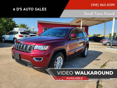 2018 Jeep Grand Cherokee for sale at 6 D's Auto Sales in Mannford OK