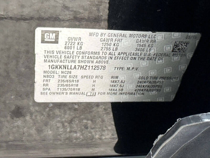 2017 GMC Acadia SLE-2