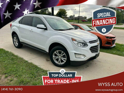 2017 Chevrolet Equinox for sale at Wyss Auto in Oak Creek WI