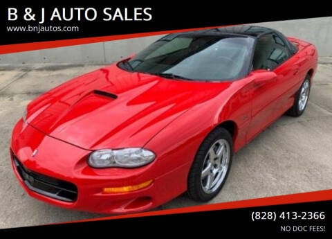 2002 Chevrolet Camaro for sale at B & J AUTO SALES in Morganton NC