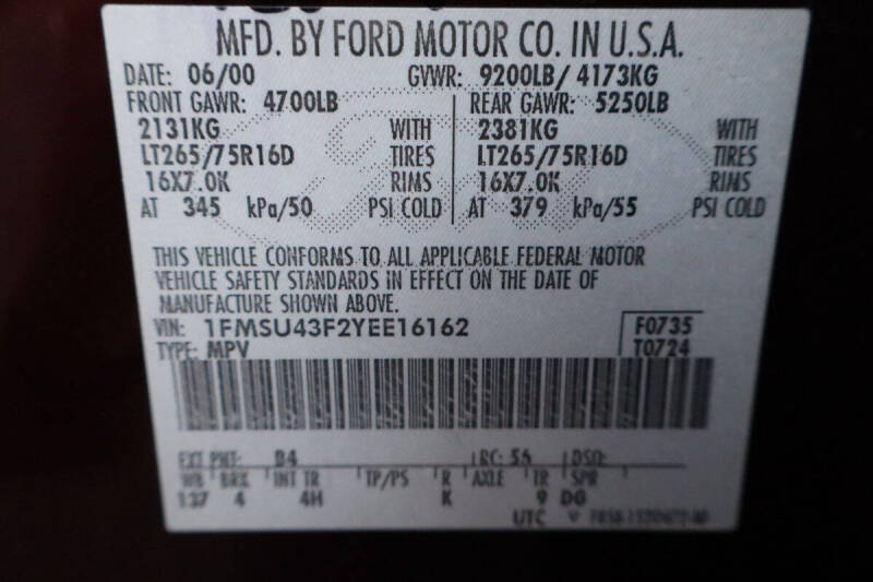 2000 Ford Excursion Limited