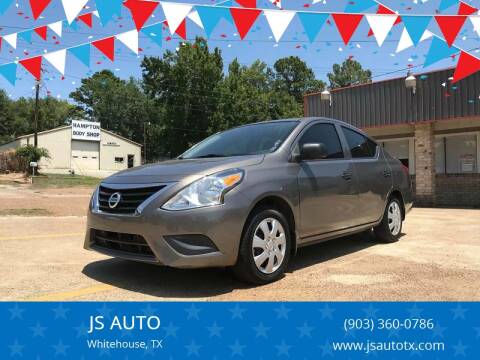 2015 Nissan Versa for sale at JS AUTO in Whitehouse TX