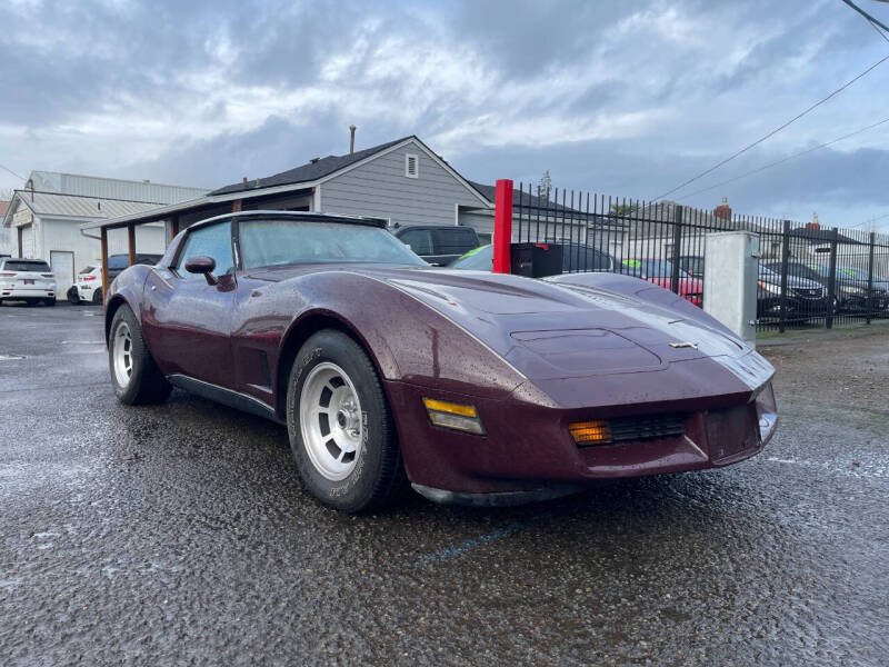 1980 Chevrolet Corvette for sale at SWIFT AUTO SALES INC in Salem OR