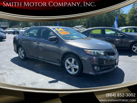 2014 Toyota Camry for sale at Smith Motor Company, Inc. in Mc Cormick SC