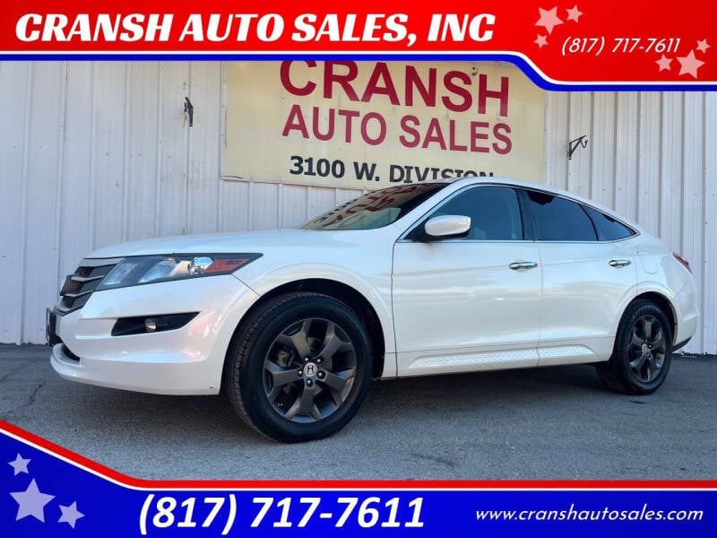 2012 Honda Crosstour for sale at CRANSH AUTO SALES, INC in Arlington TX