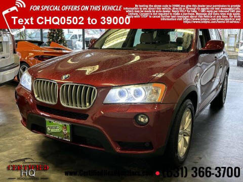 2014 BMW X3 for sale at CERTIFIED HEADQUARTERS in Saint James NY