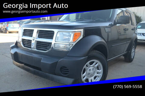 2007 Dodge Nitro for sale at Georgia Import Auto in Alpharetta GA