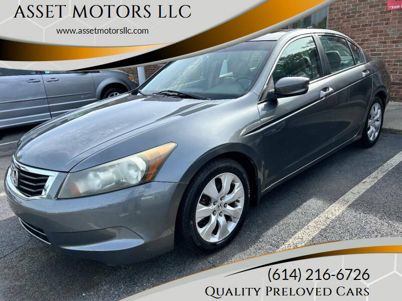 2008 Honda Accord for sale at ASSET MOTORS LLC in Westerville OH