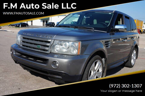 2009 Land Rover Range Rover Sport for sale at F.M Auto Sale LLC in Dallas TX