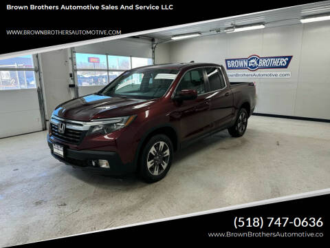 2019 Honda Ridgeline for sale at Brown Brothers Automotive Sales And Service LLC in Hudson Falls NY