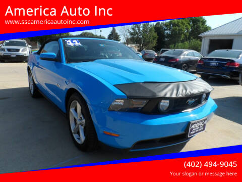 2011 Ford Mustang for sale at America Auto Inc in South Sioux City NE
