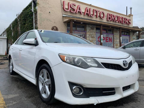 2014 Toyota Camry for sale at USA Auto Brokers in Houston TX