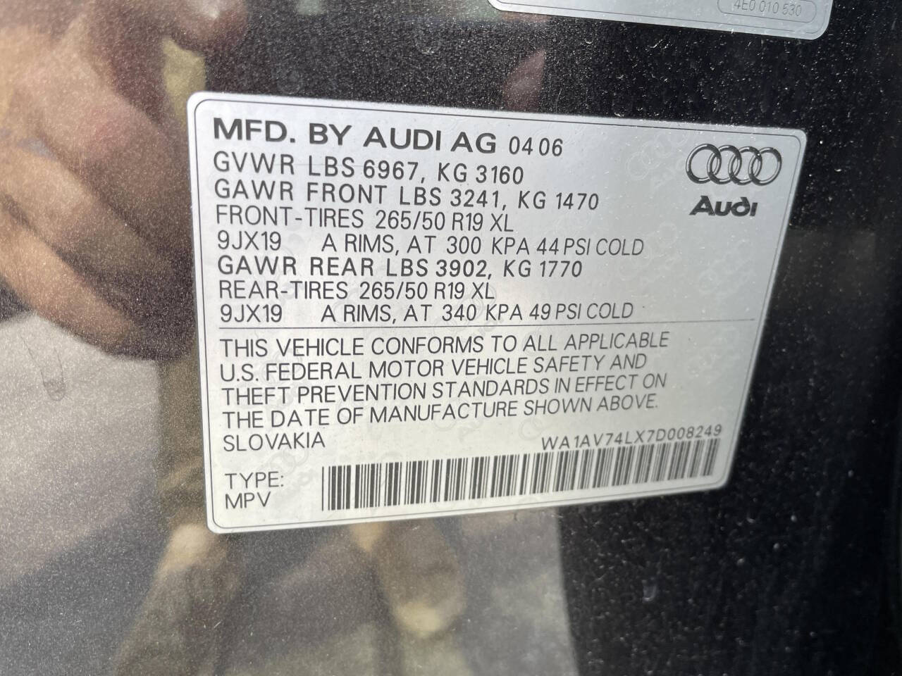 2007 Audi Q7 for sale at Twin Cities Auctions in Elk River, MN