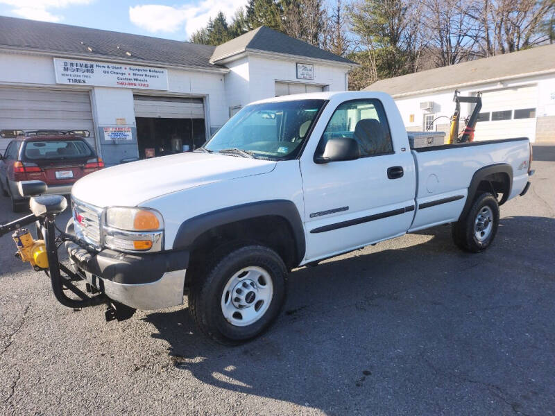 2001 GMC Sierra 2500HD for sale at Driven Motors in Staunton VA