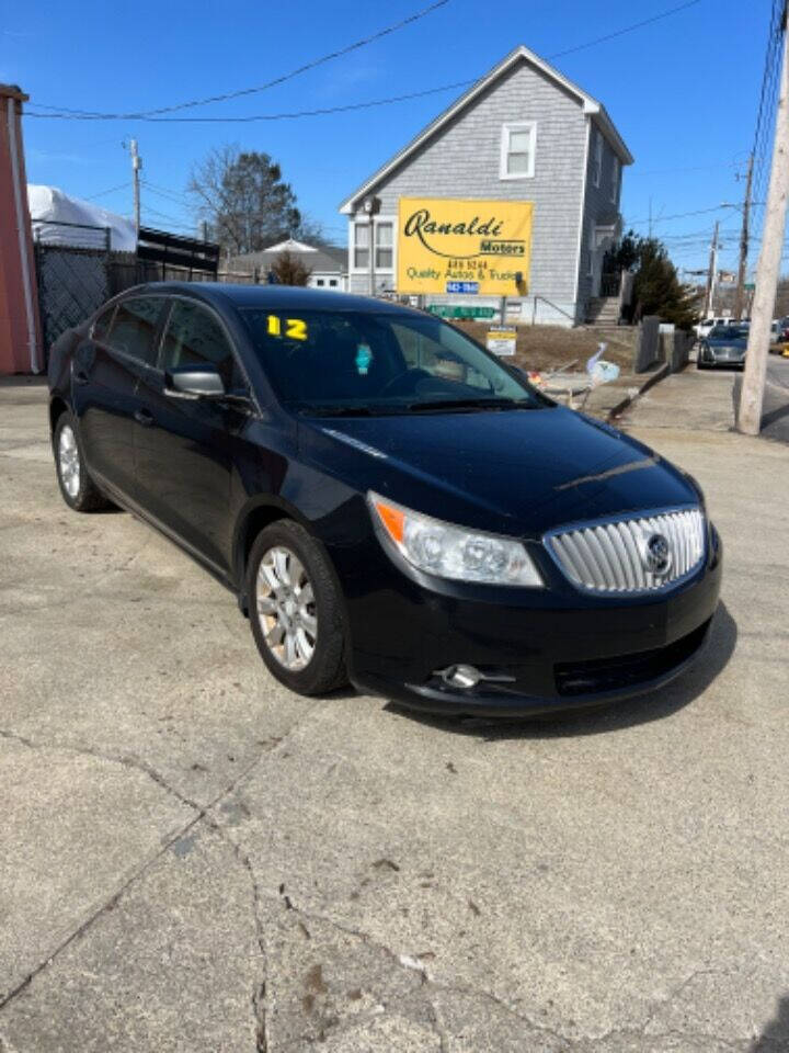 2012 Buick LaCrosse for sale at Ranaldi Motors in Cranston, RI