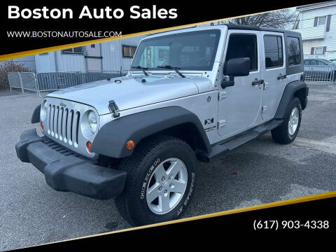 2008 Jeep Wrangler Unlimited for sale at Boston Auto Sales in Brighton MA