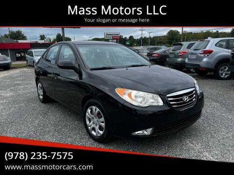 2010 Hyundai Elantra for sale at Mass Motors LLC in Worcester MA