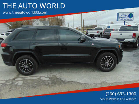 2017 Jeep Grand Cherokee for sale at THE AUTO WORLD in Churubusco IN