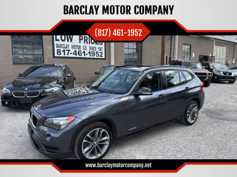 2015 BMW X1 for sale at BARCLAY MOTOR COMPANY in Arlington TX