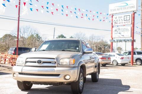 2003 Toyota Tundra for sale at Texas Auto Solutions - Spring in Spring TX