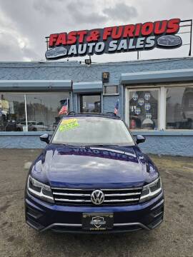 2021 Volkswagen Tiguan for sale at FAST AND FURIOUS AUTO SALES in Newark NJ