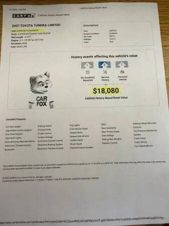 2007 Toyota Tundra Limited